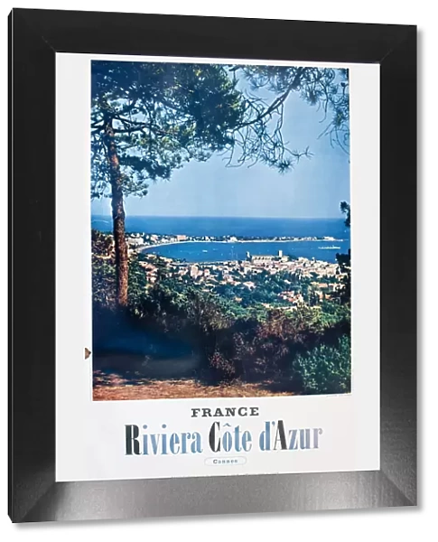 Poster, French Riviera, Cote d Azur at Cannes