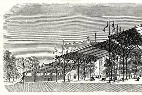 Hector Horeaus design for Crystal Palace interior 1851