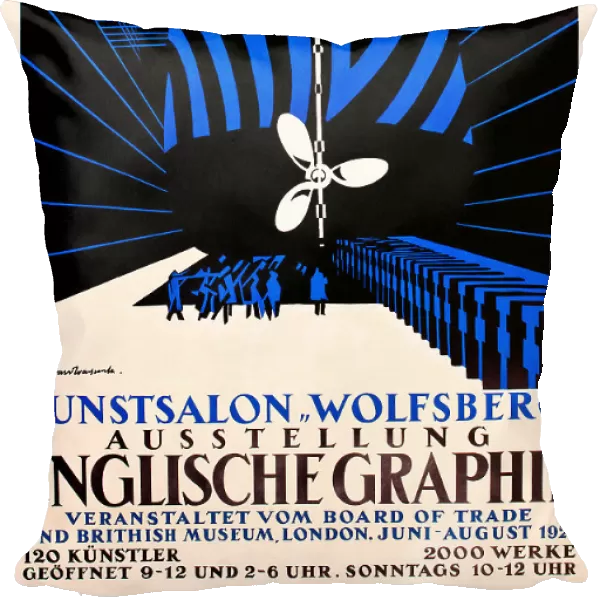 Poster, exhibition of English Graphic Art, Zurich