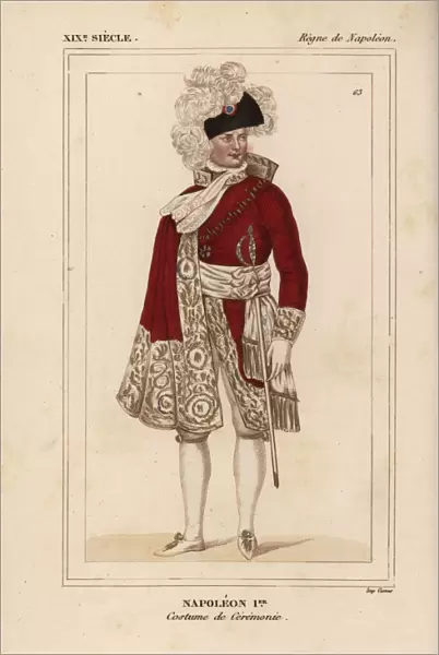 Emperor Napoleon Ist, in ceremonial robes, 1804