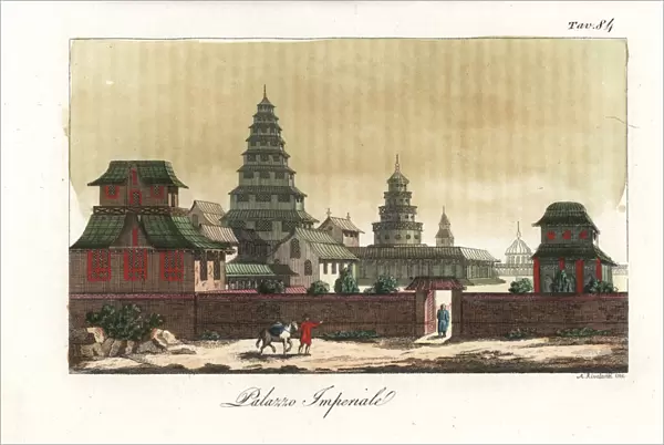 Imperial Palace, Tokyo, Japan, 1820s