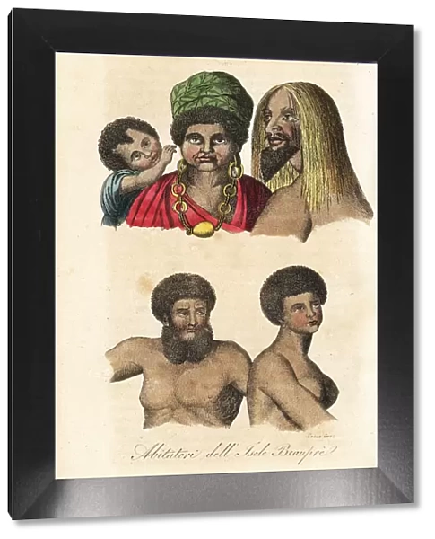 Natives of the island of Tanna and Beautemps-Beaupre
