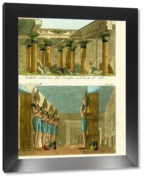 Temple of Isis on Philae Island and Great