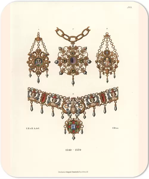 German necklaces of the mid 16th century