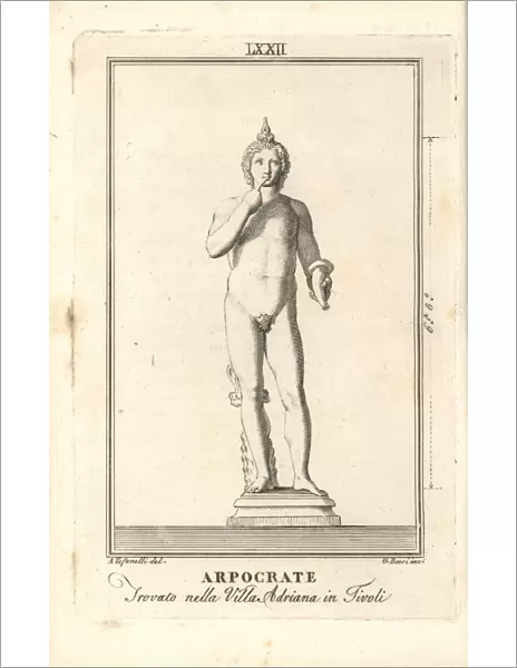 Statue of Harpocrates, Greek god of silence