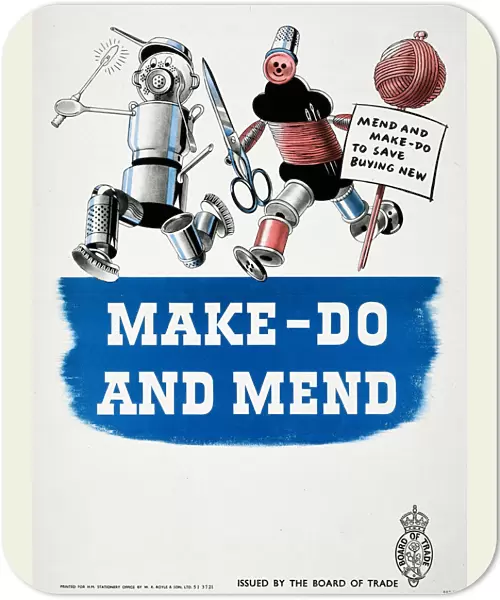 WW2 - Home Front - Make-do and Mend Poster