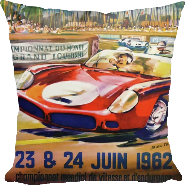 Poster, Le Mans 24 hour rally 1962
