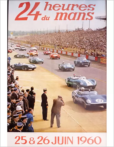 Poster, Le Mans 24 Hour Rally 1960