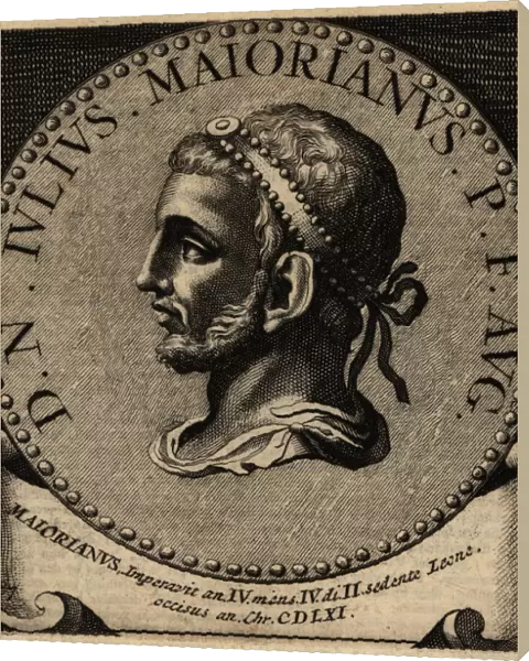 Portrait of Roman Emperor Majorian