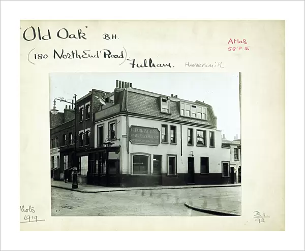 Photograph of Old Oak PH, Fulham (Old), London