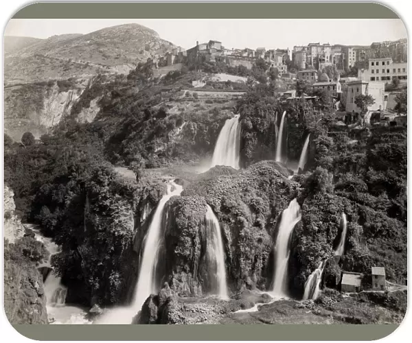 Tivoli Waterfalls near Rome italy