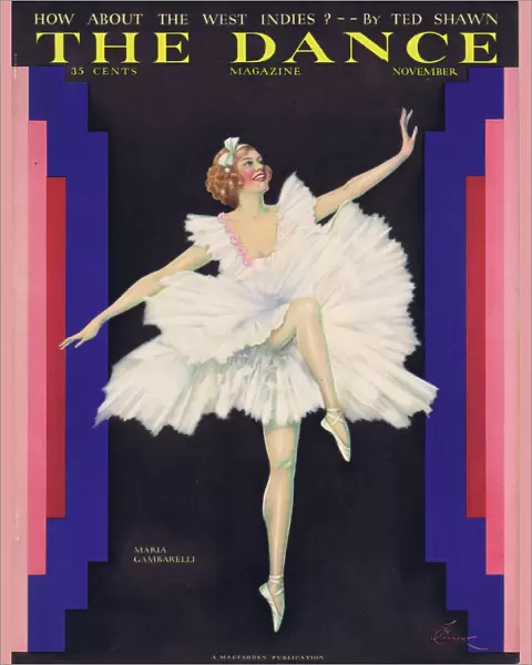 Cover of Dance Magazine, November 1929