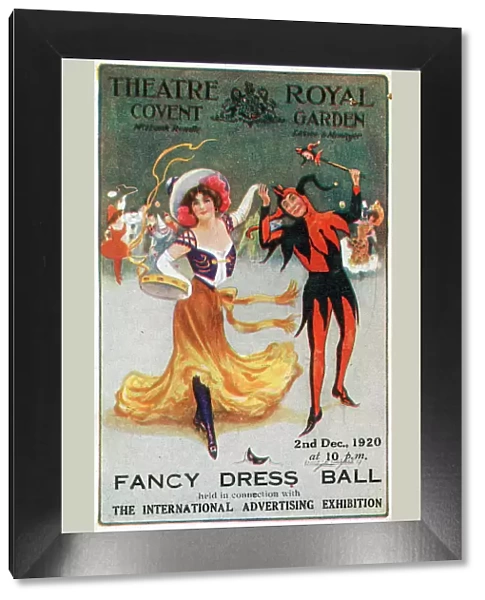 Fancy Dress Ball, Theatre Royal, Covent Garden, London, 2 December 1920. Date: 1920