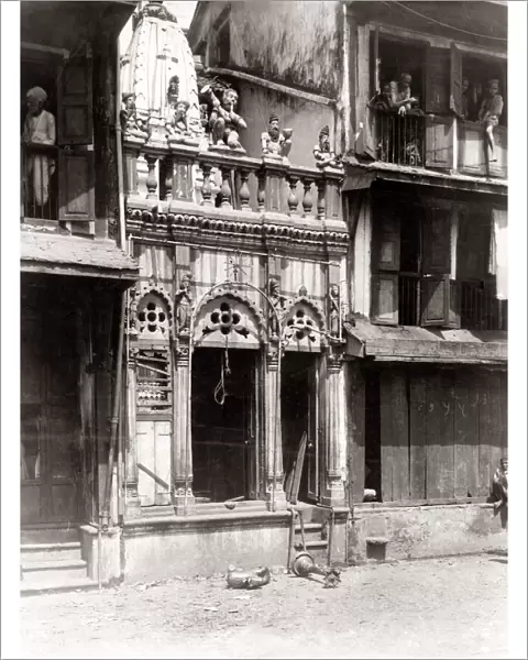 Looted premises following riots Mumbai India c. 1890 s