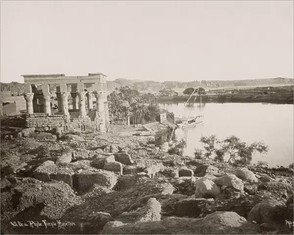Temple of Isis on the island of Philae. Egypt, c. 1890