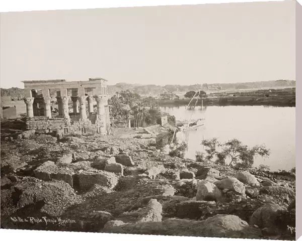 Temple of Isis on the island of Philae. Egypt, c. 1890