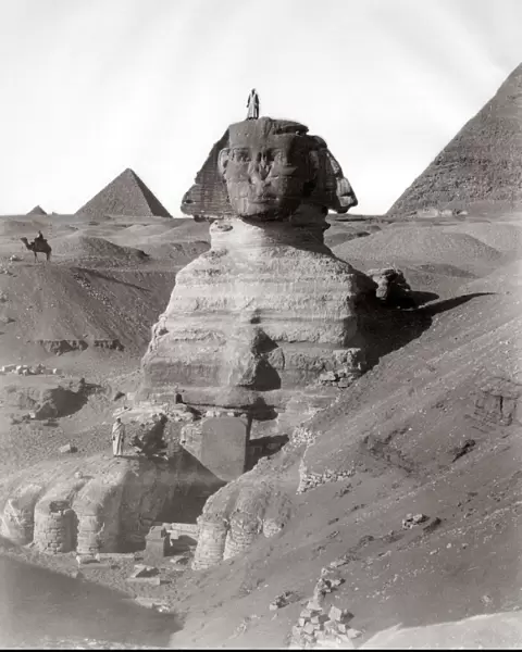 The Sphinx and Pyramids, Egypt, c. 1880 s