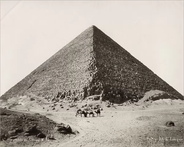 Pyramid of Cheops, Giza, Egypt, c. 1890 s