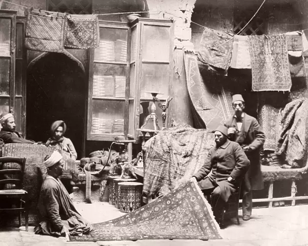 Shop, store, selling carpets, Cairo, Egypt