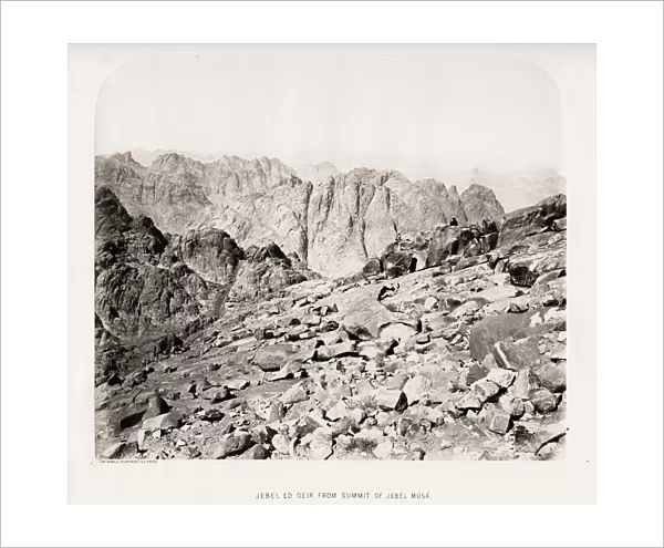 Sinai - Jebel ed Deir from the summit of Jebel Musa