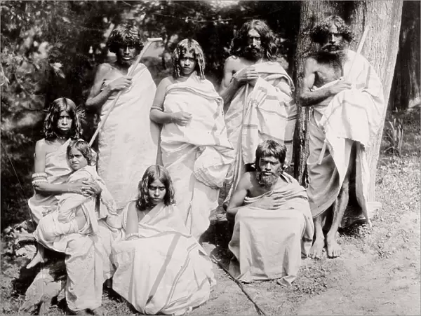 Group of Toda people, India