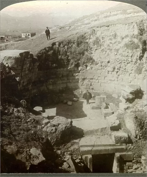 Treasury of Minyas prehistoric tomb, Orchomenos, Greece