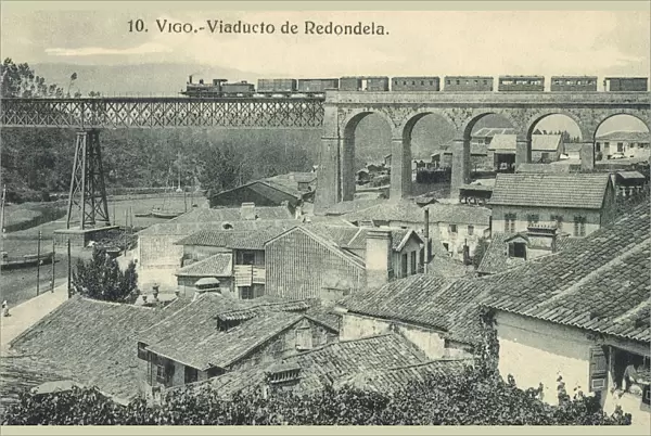 Viaduct at Redondela, Pontevedra, Galicia, Spain
