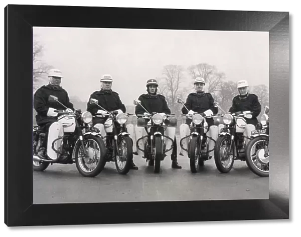 Police Motorcycle Team at Crystal Palace
