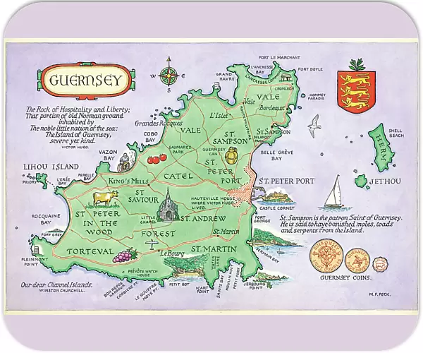 Map - Guernsey