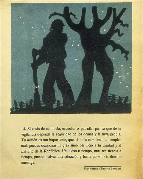 Spanish civil War (1936-1939). Supplement of