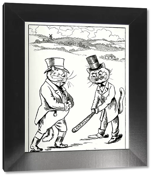 Cartoon, Lloyd George and the Land Bill