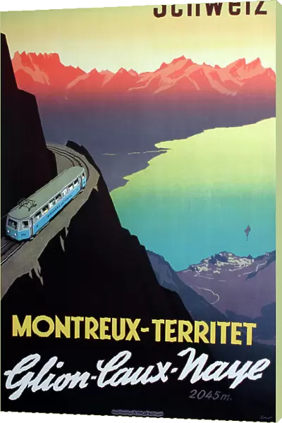 Poster, Montreux-Territet, Switzerland