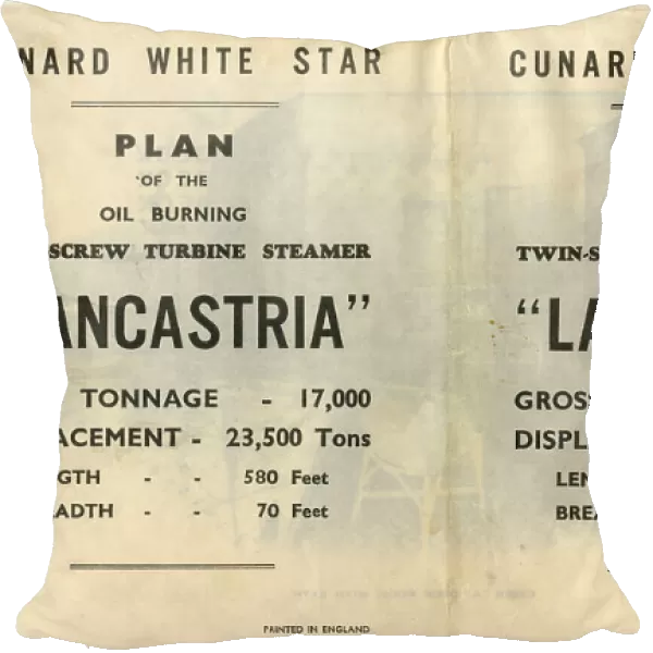 Cunard White Star, Lancastria deck plan