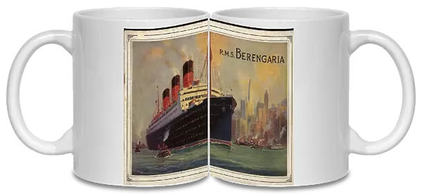 RMS Berengaria, cover design, promotional brochure
