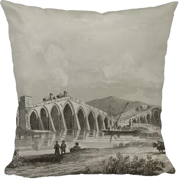 Turkey. Kanuni Sultan Suleyman bridge. Buyukcekmece