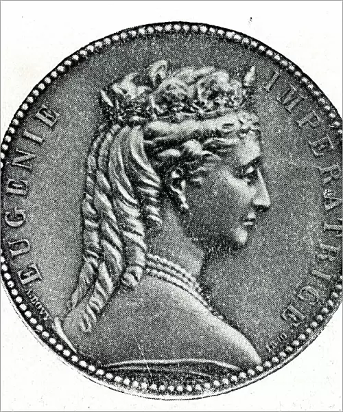 Silver medal, Empress Eugenie's visit to Egypt