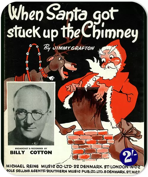 Music cover, When Santa got stuck up the Chimney