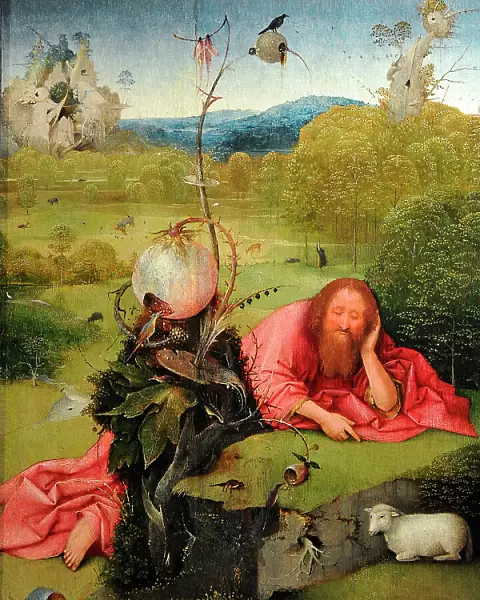 Saint John the Baptist in Meditation, by Hieronymus Bosch