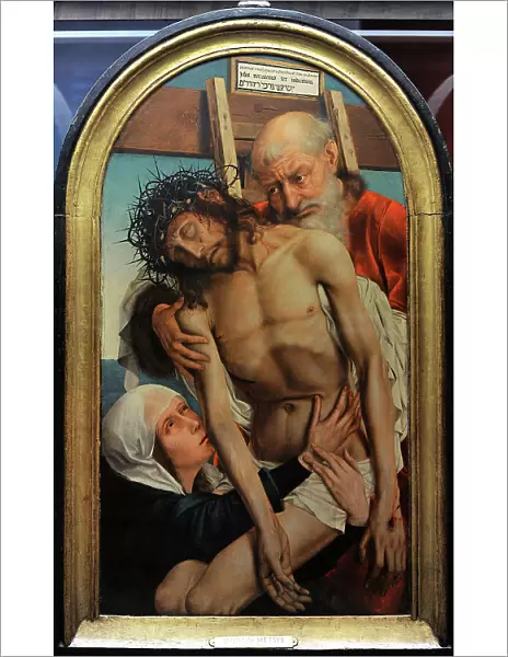 Triptych of the Descent. Descent from the Cross by Matsys