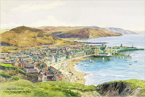 Aberystwyth, Wales, from Constitution Hill
