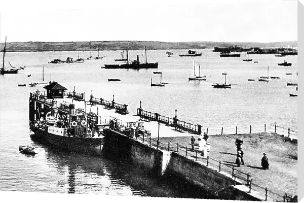 Falmouth Pier and Harbour early 1900s