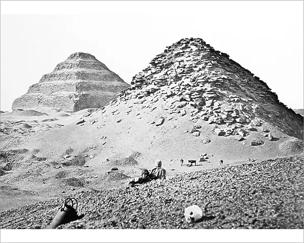 Stepped Pyramid of Saqqara, Egypt, Victorian period