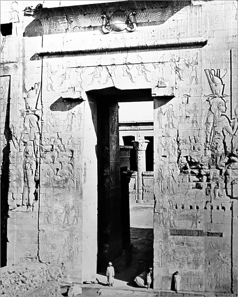 Great Temple, Edfu, Egypt, Victorian period