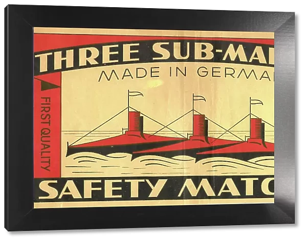 Three Submarines Safety Matches, made in Germany