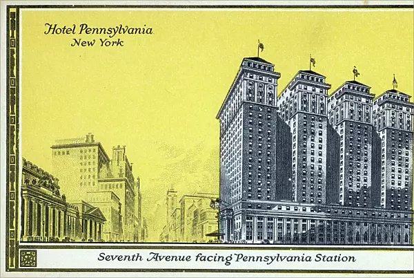 Hotel Pennsylvania, New York, USA - on 7th Avenue