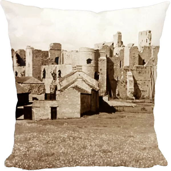 Middleham Castle in the 1930s