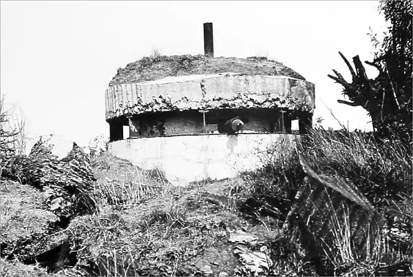 German pillbox at Builecourt during the First World War