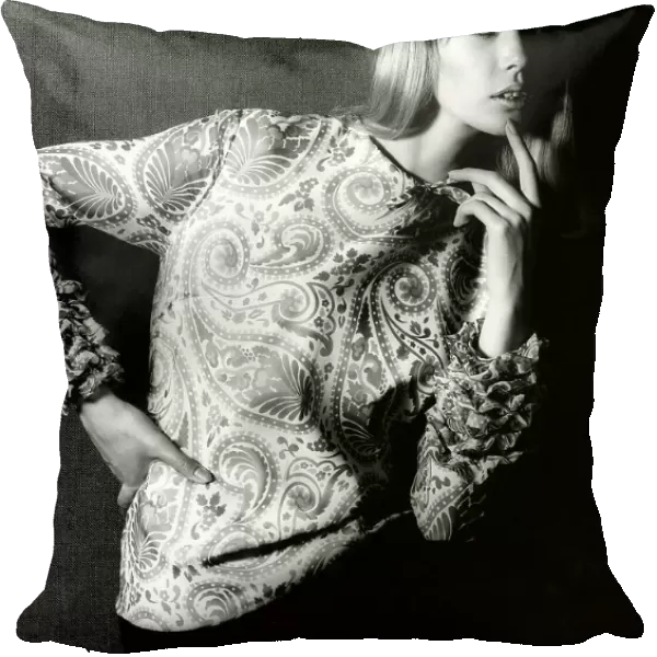 Client: John Craig - Printed blouse - Model: Pattie Boyd