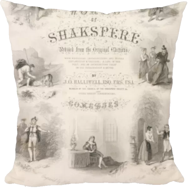 Shakespeare illustrated title page