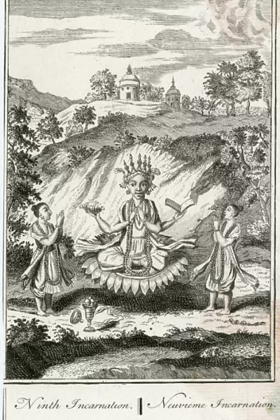 Ninth avatar of the Hindu god Vishnu